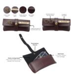 AICA Personalised Gift for Man Custom Name Wallet Accessories Combo Set for Husband Boyfriend Father (Darkbrown) | Rakhi Rakshabandhan Gift Hamper for Brother - Image 6