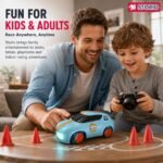 Storio Punto Mini RC Car 1:64 Scale, 2.4GHz Remote Control Car with Drift & Grip Modes, Dual Speed, LED Lights, 100m Range, Rechargeable RC Drift Car for Kids Boys Girls & Adults - Image 7