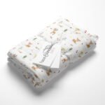 haus & kinder 100% Cotton Muslin Swaddle Wrap for New Born Baby | Pack of 4 (100×100 cm) | Baby Blanket & Swaddles for Newborn - Image 6