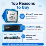 CloudVU Desktop PC #CPU i5-GEN4 + 16GB RAM + 512GB SSD NVMe + HDMI + VGA +LAN + USB 3.0 + HD Graphics + Windows 11 Pro License & MS Office | Tower PC - Image 4