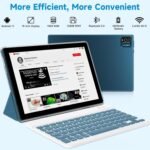 IWEGGO 15 Android Tablet, 10 18GB RAM + 128GB ROM/2TB Expandable Tablet, 2.0GHz Quad-Core Processor, 1280x800 HD Touchscreen, 5G WiFi6 BT5.0, 2-in-1 Tablets with (Navy Blue) - Image 3