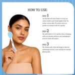 Glam21 Multipurpose Silicone Brush | 2in1 Soft Double-sided Deep Cleansing & Skin Massaging | Micro Scrubber to Face, Nose & Lips for Pore Cleansing, Removing Blackhead - Image 6