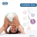 Jr. Sr. Baby Diaper Pants | Large (L) Size (9-14 kg), 60 Count | Pack of 1 | Upto 12 hr Absorption with Advanced Leak Protection | Safe For Babies Skin | Soft, Secure & Comfy - Image 5