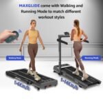 Maxpro 12% Auto Incline Glide 4.5HP Peak Motor 3-in-1 Foldable Treadmill for Home | Walking Pad Under Desk | 14 km/hr Speed | 120 kg Capacity | Remote Control (PTM200I) - Image 4