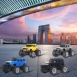 popsugar Off Roader Rechargeable Remote Control Car | RC Car Monster Truck | 4 Headlight Modes | Lithium Battery | C-Type Charging | 2.4GHz Remote Controller | Made in India, Red - Image 8