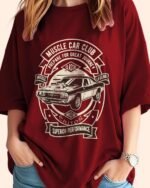 AUSK Oversized T-Shirt for Womens || Graphic Front Printed Loose fit Womens Tshirt - Image 6