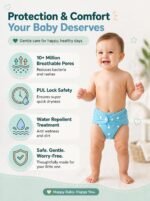 Reusable Cloth Diaper for Babies | Washable Baby Cloth Diaper with Absorbent Insert | Leak Proof Adjustable Free Size Pocket Diaper 3M -3Years | Eco Friendly Reusable Baby Diaper (2, Blue Pink, One Size) - Image 2