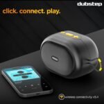 Dubstep Pop 1200 Portable Bluetooth Speaker | 12W Loud Sound, Deep Bass with XBASS, 16 Hrs Playtime, TWS Stereo Pairing, 52mm Driver, Splash-Resistant, Carry Strap (Black) - Image 13