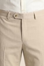 Peter England Men's Slim Fit Mid Rise Premium Formal Stretchable Knit Super Trouser | Comfort Lycra | 360-Degree Stretch - Image 6