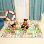 Rolozy Double Sided Waterproof Baby Play Mat | Large Size Kids Learning Mat | 6x4 Feet Crawling Mat for Infants, Toddlers | Reversible Foldable Carpet for Play Area, Nursery, and Floor Protection - Image 3