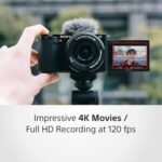Sony Alpha ZV-E10K (Previously ZV-E10L) with Upgraded SELP1650 (Ver 2) Power Zoom Lens | 24.2 MP Interchangeable-Lens Mirrorless vlog Camera, Made for Creators |APS-C Sensor 4K Movie Recording-Black - Image 4