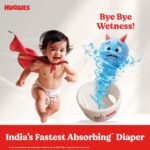 Huggies Complete Comfort Wonder Pants | Pant Style Baby Diapers Medium Size (M), 76 Count | India's Fastest Absorbing Diaper, Prevents Diaper Rash, Ideal for 7 to 12 Kgs - Image 2