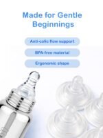 Kidbea Stainless Steel Baby Feeding Bottle 250ml | Soft Silicon Gentle Flow Nipple Baby Milk Bottle Feeder for Newborns & Infant, Bpa Free, 0+ Months - Image 7