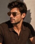 FAVELA Retro Oval Sunglasses for Women & Men | Trendy Metal Sun Glasses Classic Shades | UV400 Protection Retro Oval Sunglasses Vintage Style. - Image 3