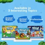 Kids Puzzleup Learn Animal Homes,10-In-1 Entry Level Puzzle,45 Big Size Jigsaw Pieces,Montessori Educational Toy To Improve Memory & Unlock New Words,Gift For Boys & Girls Age 3,4 & 5 Yrs - Image 10