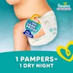 Pampers Complete Skin Comfort Pants, (M) 76 Count, Anti-rash blanket, Lotion with Vitamin E & Aloe Vera, Medium, 7-12kg - Image 4