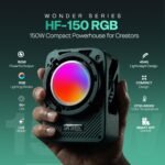 HIFFIN HF-150 RGB Wonder Series LED Video Light 150W with Cooling Fan | Bi-Color 2700K–6500K | 18300 Lumens High Output | CRI 95+ | 1%-100% Dimmable Studio Light for Photography & Videography - Image 2