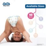Jr. Sr. Baby Diaper Pants | Newborn/Extra Small (NB/XS) Size (0-5 kg), 40 Count | Pack of 1 | Upto 12 hr Absorption with Advanced Leak Protection | Safe For Babies Skin | Soft, Secure & Comfy - Image 5
