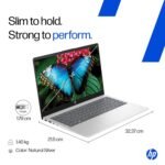 HP 14 Smartchoice, Intel Core Ultra 5 125H 12 TOPS, 24GB DDR5 (Upgradeable) 1TB SSD, Anti-Glare, FHD, 14''/35.6cm,Win11, M365*Office24, Silver, 1.4kg, ep1180tu, FHD Camera w/Shutter, Backlit AI Laptop - Image 11