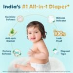 Pampers Premium Care Pant Style Baby Diapers, Newborn (XS), 30 Count, Upto 5 kg, All-in-1 with 360 Cottony Softness Diapers (Pack of 2) - Image 6