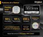 Whirlpool 235 L 3 Star Frost-free inverter Double Door Refrigerator (IF INV 278 LUNAR STEEL(3S) CONV-Y, 2026 Model) - Image 2