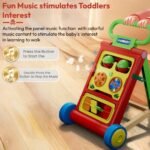 StarAndDaisy Baby Walker/Multipurpose Push Walker for 0-24 Months (Push Walker - Orange) - Image 5