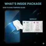 Military-Grade Tempered Glass Screen Protector Compatible for iphone 15/iphone 16 with Edge to Edge Coverage and Easy Self Installation kit - Image 8