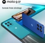 Motorola g37 Power 5G (Pantone Capri (Cyan), 8GB RAM, 128GB Storage) | MediaTek Dimensity 6400 Processor | 50MP AI Camera | 6.66-inch Display | 7000mAh Battery | 5G Smartphone - Image 9