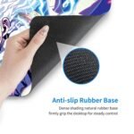BESTOR Anime Extended Gaming Mouse pad with Anti-fray Stitching, Waterproof Surface & Non-Slip Rubber Base Gaming Mouse Mat for Laptop (60cmx34cm) - Image 6