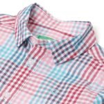 United Colors of Benetton Boy's Checkered Regular Fit Shirt - Image 3