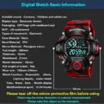 Acnos® Premium Brand - A Digital Watch Shockproof Multi-Functional Automatic 5 Color Army Strap Waterproof Digital Sports Watch for Men's Kids Watch for Boys Watch for Men Pack of 1 - Image 2