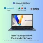 ASUS Vivobook 15, Smartchoice,Intel Core i5 13th Gen 13420H,16GB RAM, 512GB SSD, FHD 15.6",Windows 11, Office Home 2024, Quiet Blue, 1.70 kg, X1502VA-BQ836WS,Intel UHD iGPU, M365 Basic (1Year)* Laptop - Image 6