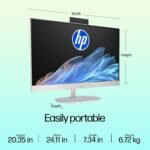 HP All-in-One, Intel Core Ultra 5 125U (16GB DDR5,1TB SSD) IPS, 300 nits, Anti-Glare, 27inch(68.6cm) FHD, Win11, M365, Office24, Shell White, 6.72kg, FHD IR tilt Camera w/Privacy shuttter, 27-cr1027in - Image 8