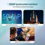 Motorola g37 Power 5G (Pantone Capri (Cyan), 8GB RAM, 128GB Storage) | MediaTek Dimensity 6400 Processor | 50MP AI Camera | 6.66-inch Display | 7000mAh Battery | 5G Smartphone - Image 8