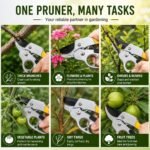 Gardening Scissor Stainless Steel Garden Snip with Safety Lock Garden Shears Sharp Cutter Pruners Scissor for Lawn, Garden & Potted Plants (PACK OF 1) - Image 6
