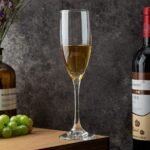 Champagne Glasses, Sparkling Slim Wine Glass, Set of 6 Pieces, 200 ml, Clear Flute Glasses, Long Stem Lead Free Champagne Glasses for Home, Bar, Wedding, Restaurant - Image 5