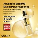 COSRX Advanced Snail 96 Mucin Power Essence | 100ml | Korean Hydrating Serum for Skin Barrier Repair & Radiance - Image 2