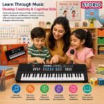 Storio Kids Piano Keyboard with Mic | 37 Keys, 8 Rhythms, 8 Tones & 6 Demo Songs | Electronic Musical Toy for Boys & Girls Age 2-5 | Educational & Recording Keyboard for Beginners - Image 8