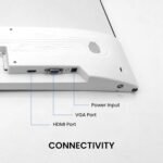 FRONTECH (54.61cm, LED, FHD 1920x1080,100Hz, White, 3500R Curved, Bezel Less Design, HDMI & VGA Ports Monitor (MON-0079C) - Image 4