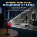 1080P Indoor Mini Hidden Camera Spy Wireless - 2025 Upgraded Nanny Camera - WiFi Wireless Small Camera - Home Security Camera for Pet, Baby - with Motion Detection, Night Vision, App Control - Image 2