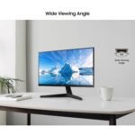 Samsung 24" Flat Monitor | FHD (1920 x 1080)| 100 Hz | 5 ms | D-Sub & HDMI Ports | Game Mode | Wide Viewing Angle | 3000:1 Contrast Ratio | Eye Saver Mode | Wall Mountable | LS24F330EAWXXL | Black - Image 5