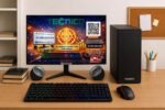 TECNICO Victory Desktop CPU Set, Core I3 2120 2.2GHz, 8 GB DDR3 RAM, 128 GB SSD, RGB Keyboard Mouse Set, WiFi 6, Bluetooth, Speakers, (Include Monitor 20" Led) - Image 2