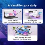 Lenovo Idea Tab Smartchoice with Pen|Wi-Fi| 11 Inch, 2.5K Display, 500 Nits Brightness| 8GB RAM + 256GB ROM (Expandable Up to 2TB) |Mediatek Dimensity 6300|Android 15|4-Speakers with Dolby Atmos, Grey - Image 4