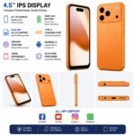 Pro -Halo 20-4.5 INCH Display 4G Smartphone with 4 GB RAM & 32 GB Storage (Expandable up to 128GB) | Dual SIM | 2000mAh Battery | Type-C Charging | Android 14 | (Color as per Stock) - Image 2