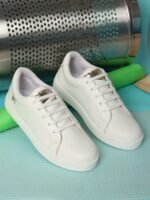 Longwalk Round White Sneakers for Women - Image 6