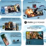 Motorola G57 Power (Corsair, 8GB RAM, 128GB Storage) | Snapdragon 6s Gen 4 Processor | 6.72" FHD+ Display | 50MP LYT-600 + 8MP Ultrawide | 8MP Selfie Camera | 7000mAh Battery, 33W TurboPower | IP64 - Image 9