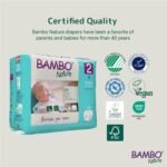 Bambo Nature Premium Baby Tape Diapers for Baby Small Size (3-6 Kgs) - Super Absorbent, Breathable, Extra Soft, Dermatologically Tested, Hypoallergenic Infant Nappies With Wetness Indicator, 30 Count - Image 4