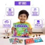Funtad Stickers Mess-Free DIY Art Activity & Story for Kids - Hunt & Match |550+ Stickers Number Matching Story-Based Learning Toy with 10 Boards|Screen-Free Fun| Gift For Boys & Girls Age 5,6,7,8,9,10 yr - Image 6