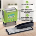 Trodat Stamp 'N Stick | Name Tags Set for Clothing & Affinements - English - Design Your Own Stamp with Dermatologically Tested Ink, Dishwasher & Washing Machine Safe - Image 3