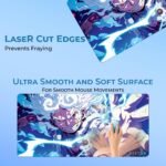 BESTOR Anime Extended Gaming Mouse pad with Anti-fray Stitching, Waterproof Surface & Non-Slip Rubber Base Gaming Mouse Mat for Laptop (60cmx34cm) - Image 5